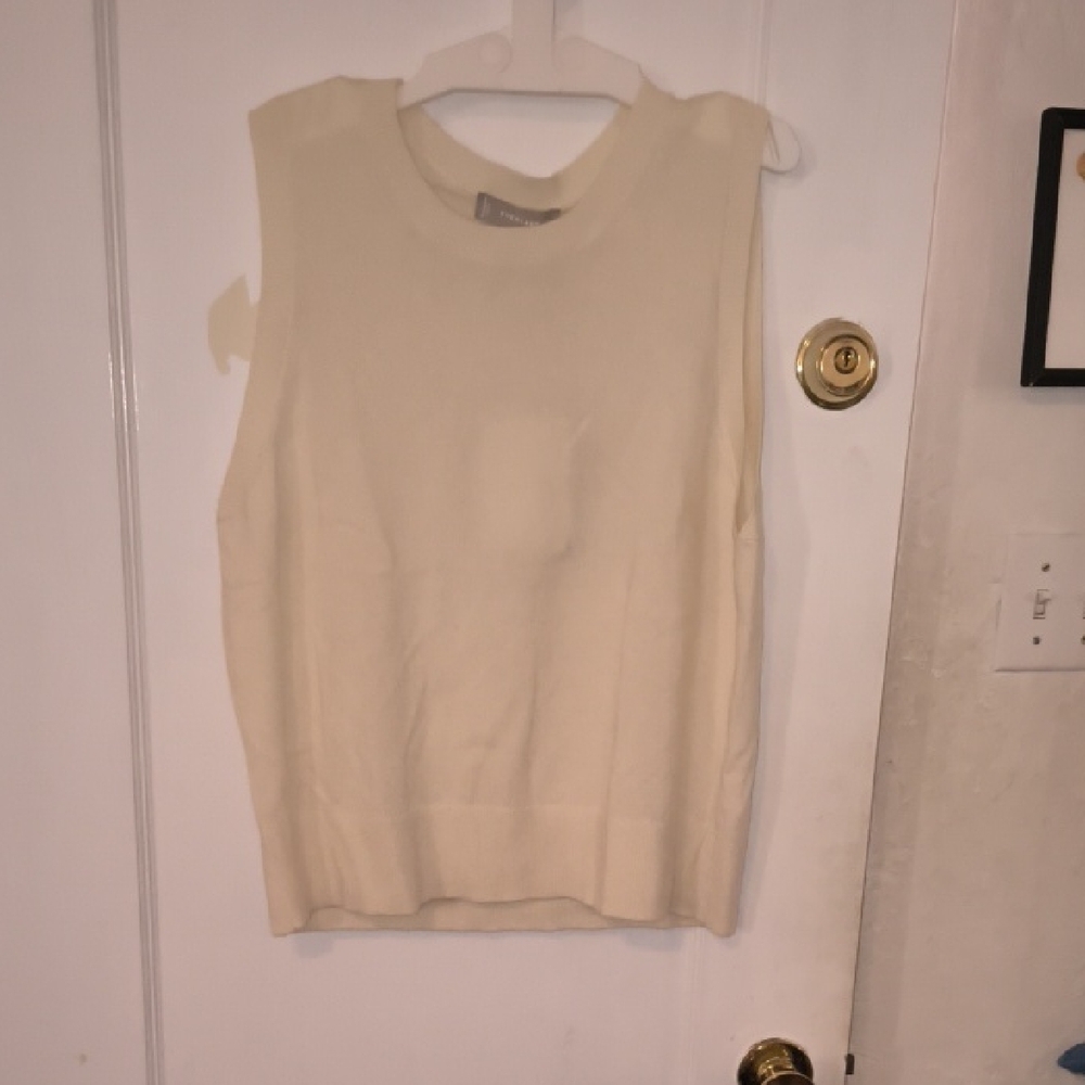 NWT Everlane | Cream Sleeveless Sweater Vest